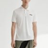 Polo a maniche corte con logo ape ricamato, pantaloncini bianchi