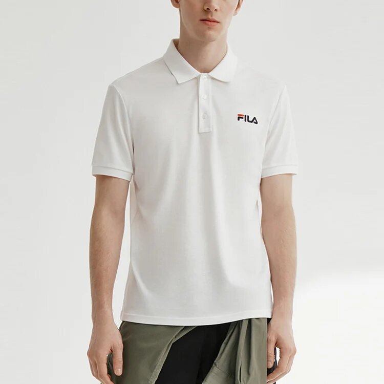 Polo a maniche corte con logo ape ricamato, pantaloncini bianchi