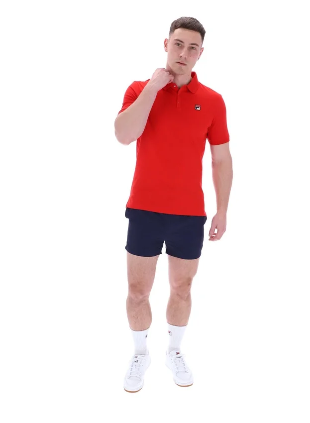 Polo a maniche corte Fila Red Panatta 2 in pantaloncini