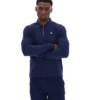 Polo a maniche lunghe Fila Emiliano in blu navy