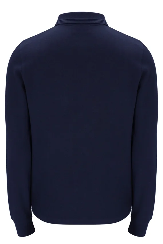 Polo a maniche lunghe Fila Emiliano in blu navy
