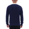 Polo a maniche lunghe Fila Nowell in maglia a nido d’ape blu navy