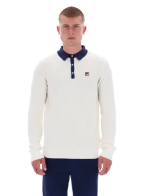 Polo a maniche lunghe in maglia a nido d’ape Gardenia Nowell