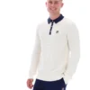 Polo a maniche lunghe in maglia a nido d’ape Gardenia Nowell