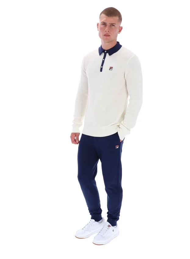 Polo a maniche lunghe in maglia a nido d’ape Gardenia Nowell