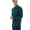 Polo a maniche lunghe Rain Forest Monte con colletto bordato