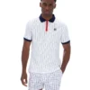 Polo a righe BB1 Classic Vintage bianca