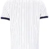 Polo a righe BB1 Classic Vintage bianca