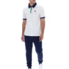 Polo a righe BB1 Classic Vintage bianca