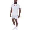 Polo a righe BB1 Classic Vintage bianca
