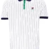 Polo a righe BB1 Classic Vintage bianca