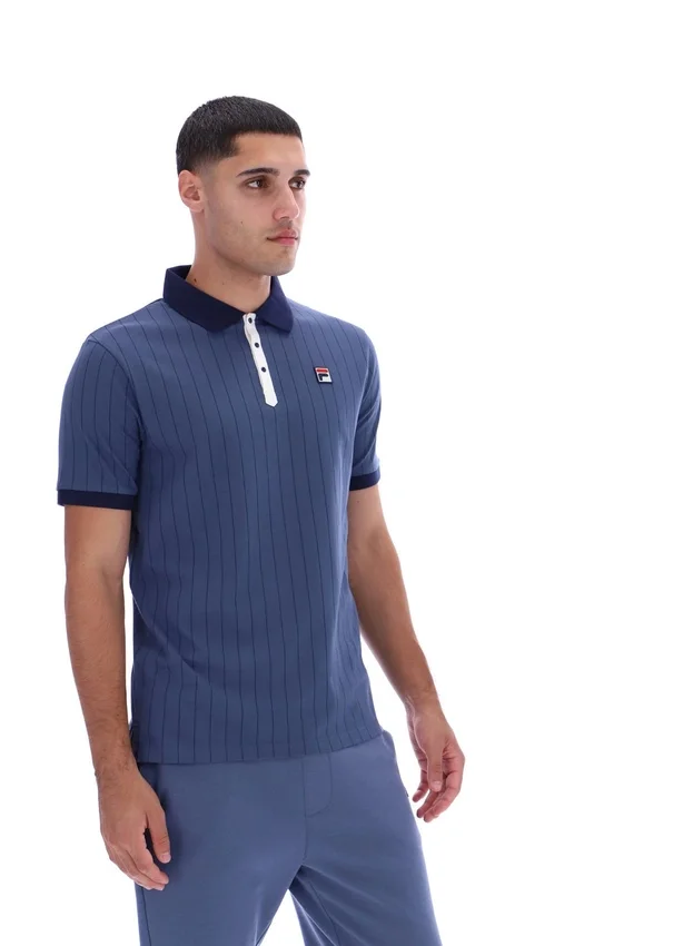 Polo a righe BB1 Classic Vintage Indigo