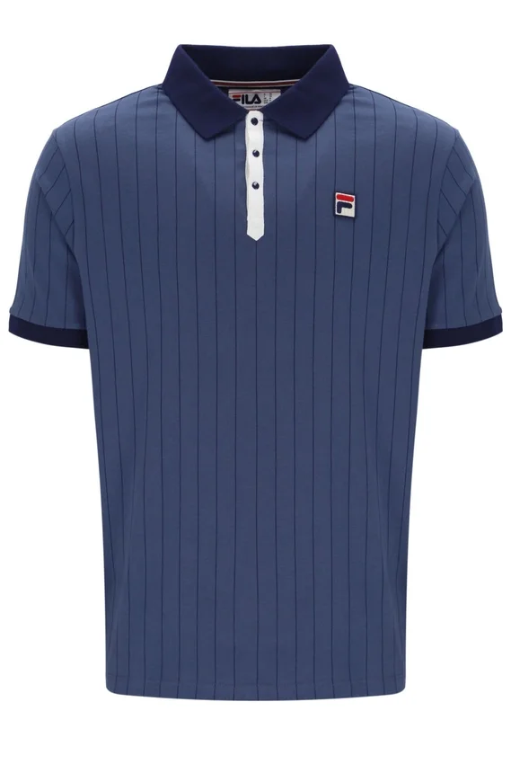 Polo a righe BB1 Classic Vintage Indigo