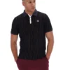 Polo a righe BB1 Classic Vintage nera