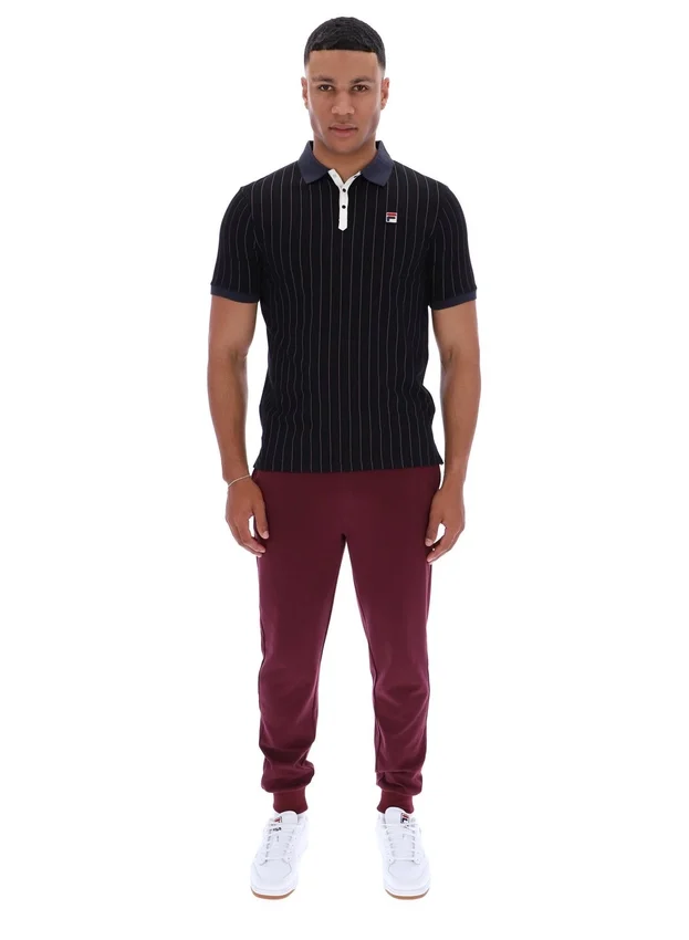 Polo a righe BB1 Classic Vintage nera
