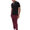 Polo a righe BB1 Classic Vintage nera