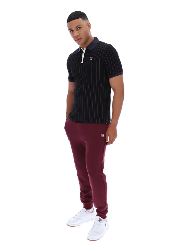 Polo a righe BB1 Classic Vintage nera