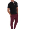 Polo a righe BB1 Classic Vintage nera
