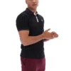Polo a righe BB1 Classic Vintage nera