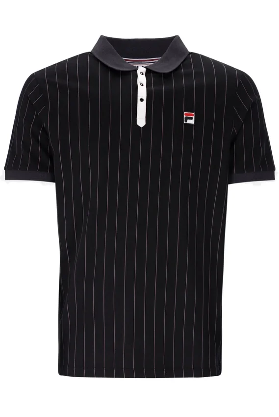 Polo a righe BB1 Classic Vintage nera