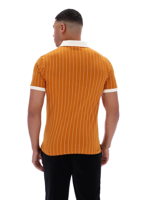 Polo a righe BB1 Classic Vintage Pumpkin Spice