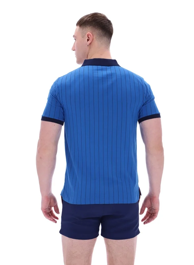 Polo a righe BB1 Classic Vintage Turkish Sea