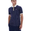 Polo a righe Fila Navy BB1 Classic Vintage