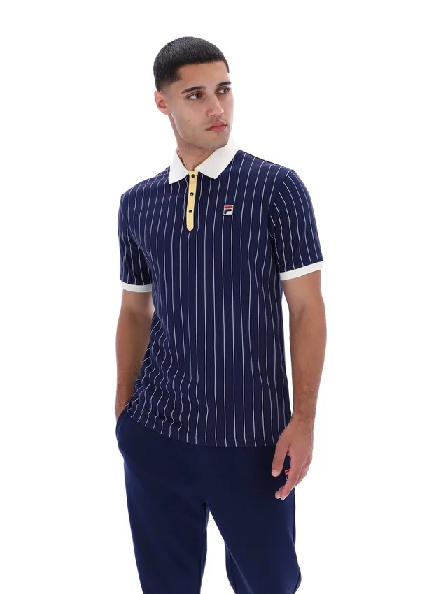 Polo a righe Fila Navy BB1 Classic Vintage