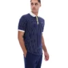 Polo a righe Fila Navy BB1 Classic Vintage