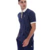 Polo a righe Fila Navy BB1 Classic Vintage