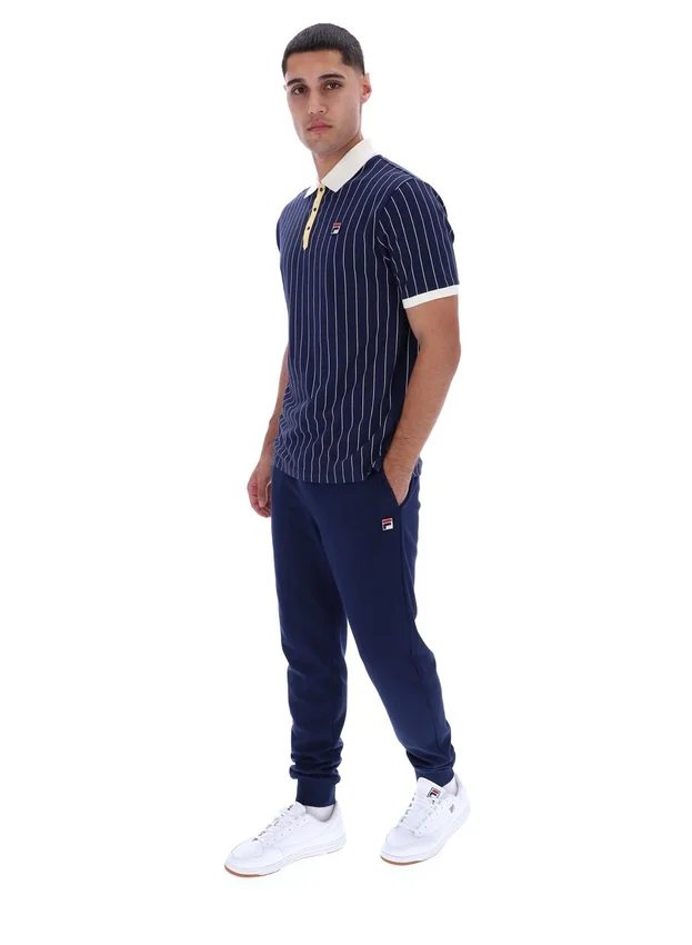 Polo a righe Fila Navy BB1 Classic Vintage