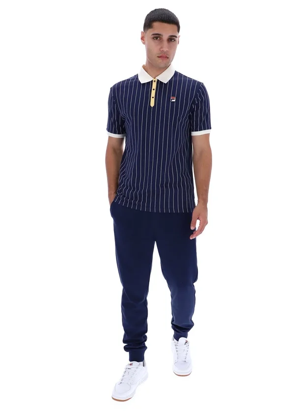 Polo a righe Fila Navy BB1 Classic Vintage