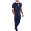 Polo a righe Fila Navy BB1 Classic Vintage
