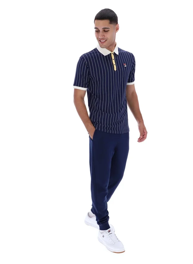Polo a righe Fila Navy BB1 Classic Vintage