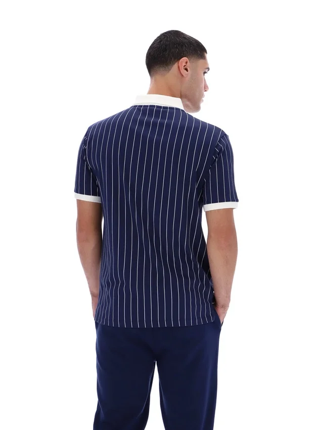 Polo a righe Fila Navy BB1 Classic Vintage