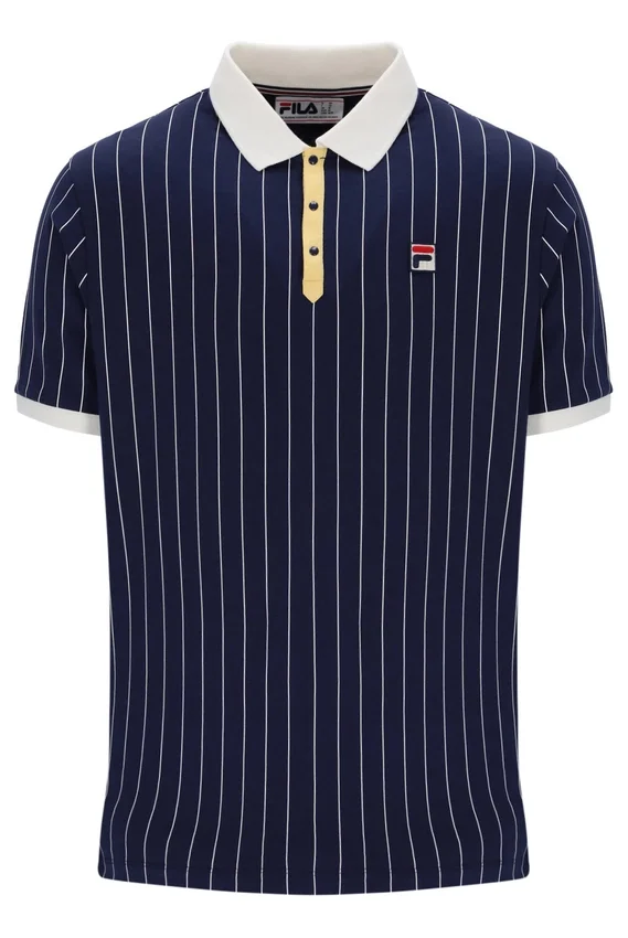 Polo a righe Fila Navy BB1 Classic Vintage