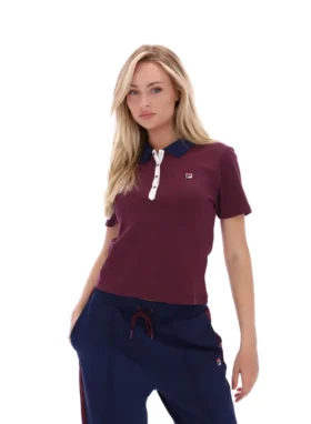 Polo aderente iconica Fig Juno