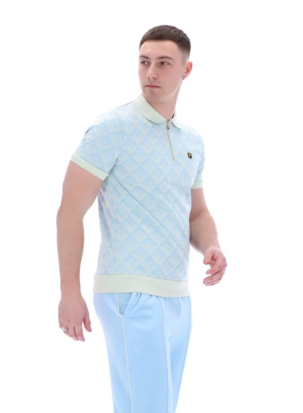 Polo Axel Jacquard Geo Summer Song