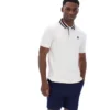 Polo Basic Achille Heritage Tape di Gardenia
