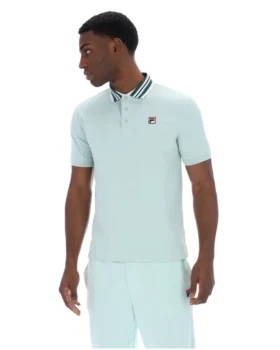 Polo Basic Achille Heritage Tape in Surf Spray