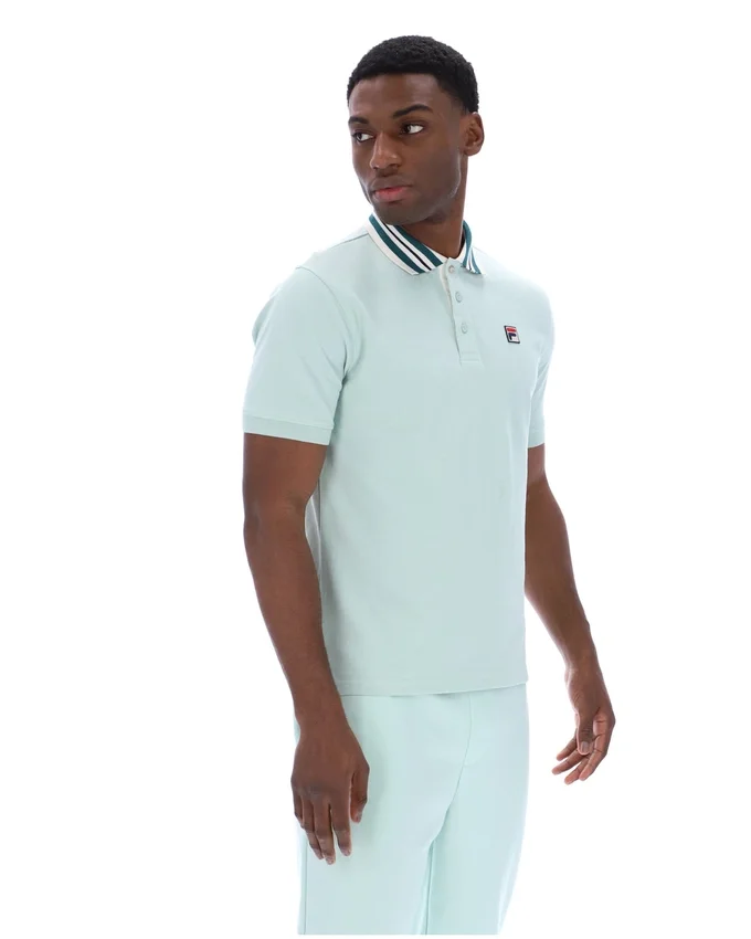 Polo Basic Achille Heritage Tape in Surf Spray