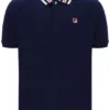 Polo Basic Fila Achille Heritage Tape blu navy