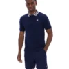 Polo Basic Fila Achille Heritage Tape blu navy