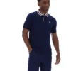 Polo Basic Fila Achille Heritage Tape blu navy