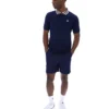 Polo Basic Fila Achille Heritage Tape blu navy