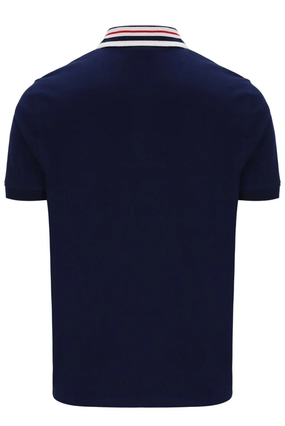 Polo Basic Fila Achille Heritage Tape blu navy