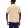 Polo classica beige Tristiano con texture