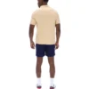 Polo classica beige Tristiano con texture