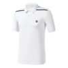 Polo da tennis con logo Athletics "Bianco"