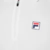Polo da tennis in pantaloncini bianchi a maniche corte
